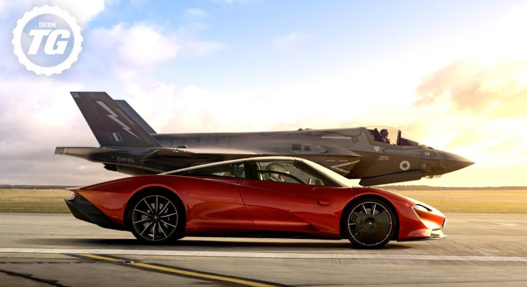 McLaren Speedtail vs F35 Fighter Jet
